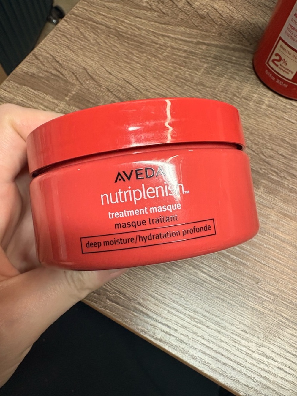 AVEDA Nutriplenish Treatment Masque - Bright Red Jar